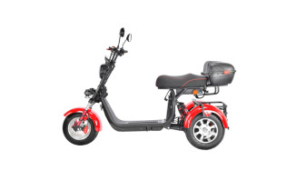 Электроскутер WHITE SIBERIA PRO TRIKE+ 3000W, красный