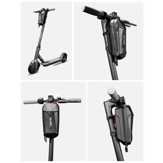 Сумка на руль для электросамокатов Wild Man XL 3L (Черная)