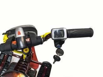 Детский электроснегокат Cityroller C1 (SnowDrive), красный