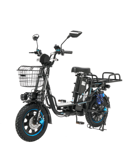 Электровелосипед Minako Monster PRO 21Ah с корзиной и багажником
