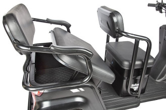 Электротрицикл Rutrike Топик, черный