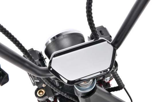 Электроскутер WHITE SIBERIA MINI R 1200W, черный